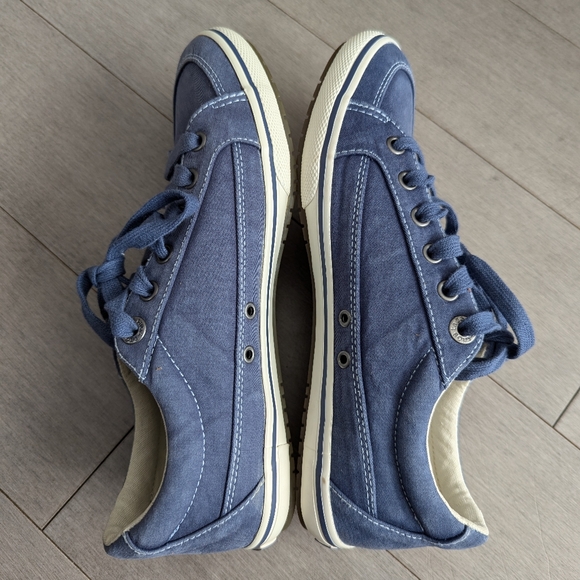 Taos blue Moc Star canvas shoes size 8 - Picture 6 of 13